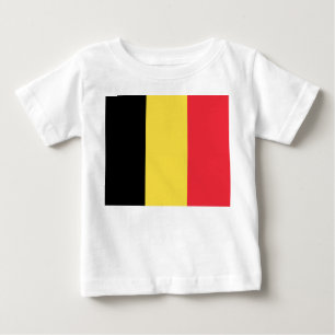 Camiseta De Bebé Bandera belga