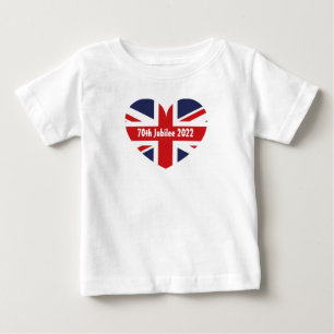 Camiseta De Bebé Bandera Británica 70 de Jubileo 2022
