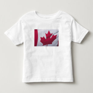 Camiseta De Bebé Bandera canadiense.