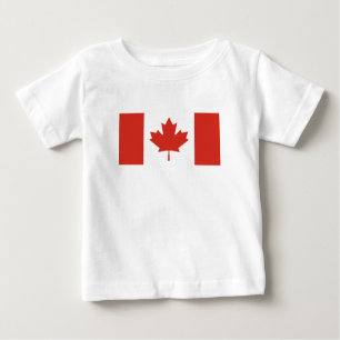 Camiseta De Bebé Bandera Canadiense Patriótica
