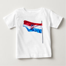 Camiseta De Bebé Bandera croata