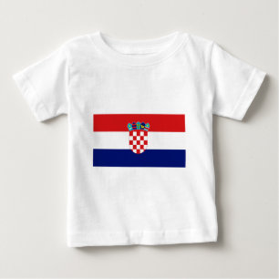 Camiseta De Bebé Bandera croata - Trobojnica