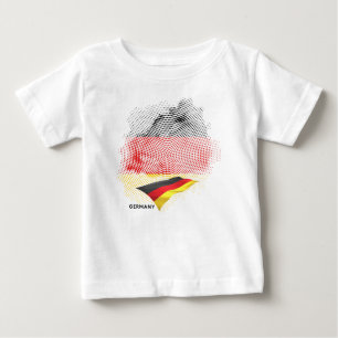Camiseta De Bebé Bandera de Alemania