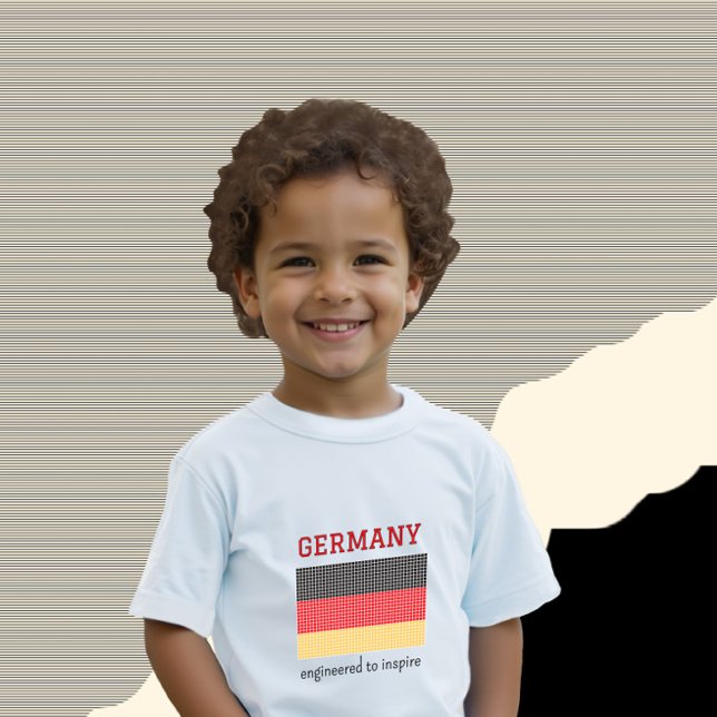 Camiseta De Bebé Bandera de Alemania (Subido por el creador)
