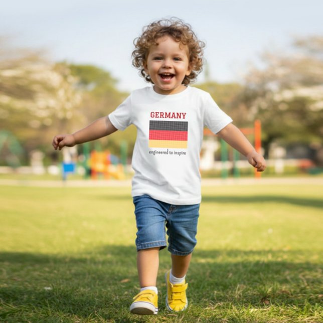 Camiseta De Bebé Bandera de Alemania (Subido por el creador)