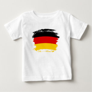Camiseta De Bebé Bandera de Alemania