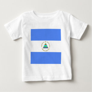 Camiseta De Bebé Bandera de alta calidad de Nicaragua