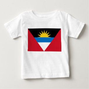 Camiseta De Bebé Bandera de Antigua y Barbuda