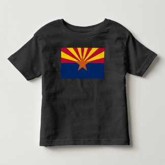 Camiseta De Bebé Bandera de Arizona: Poniendo a Star Sun, el Estado