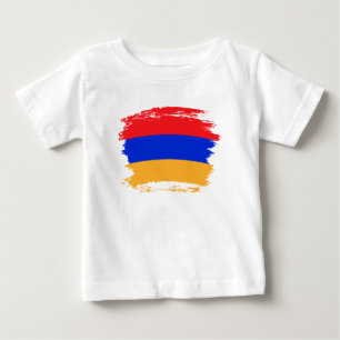 Camiseta De Bebé Bandera de Armenia