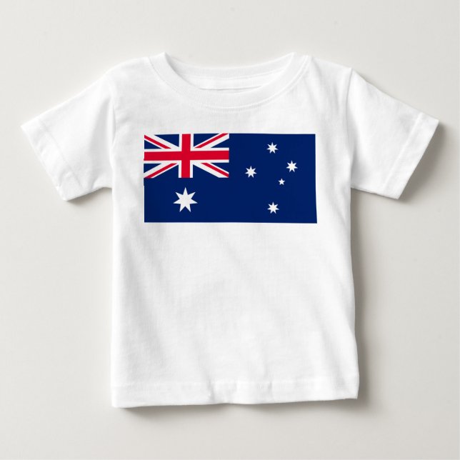 Camiseta De Bebé Bandera de Australia (Anverso)