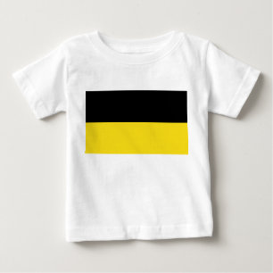 Camiseta De Bebé Bandera de Baden Württemberg (Estado alemán)