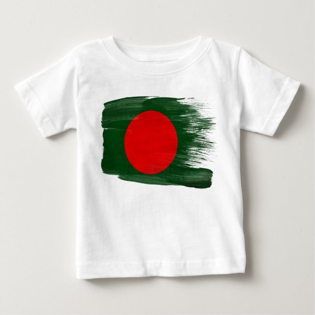 Camiseta De Bebé Bandera de Bangladesh (Anverso)