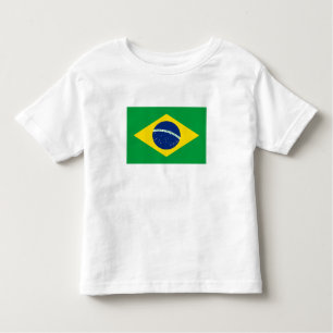 Camiseta De Bebé Bandera de Brasil Patriótica