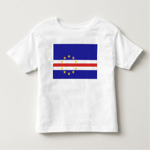 Camiseta De Bebé Bandera de Cabo Verde
