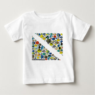 Camiseta De Bebé Bandera de caída de buceo adorable