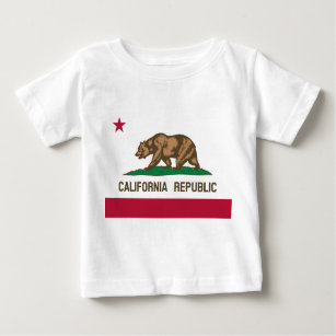 Camiseta De Bebé Bandera de California