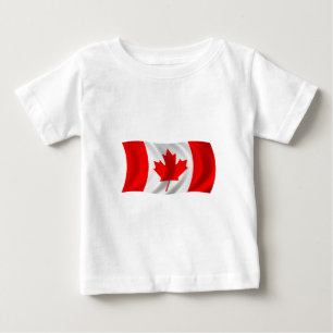 Camiseta De Bebé Bandera de Canadá