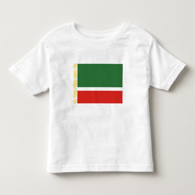 Camiseta De Bebé Bandera de Chechenia (Anverso)