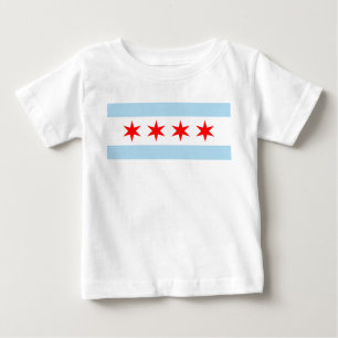 Camiseta De Bebé Bandera de Chicago