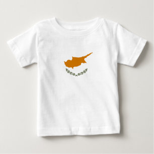Camiseta De Bebé Bandera de Chipre