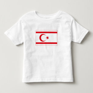 Camiseta De Bebé Bandera de Chipre del Norte