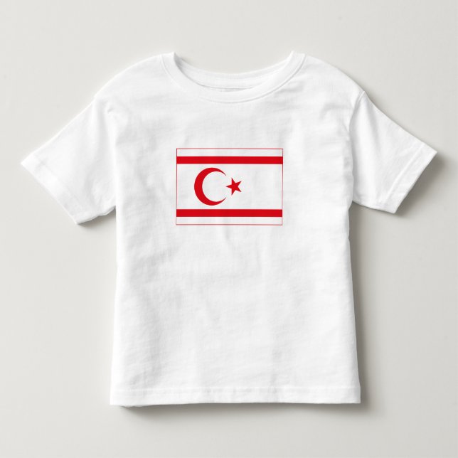 Camiseta De Bebé Bandera de Chipre del Norte (Anverso)