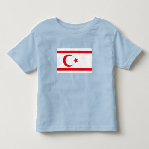 Camiseta De Bebé Bandera de Chipre Septentrional