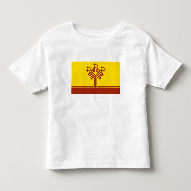 Camiseta De Bebé Bandera de Chuvasia (Anverso)
