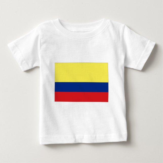 Camiseta De Bebé Bandera de Colombia (Anverso)