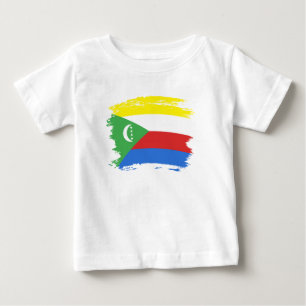 Camiseta De Bebé bandera de Comoras