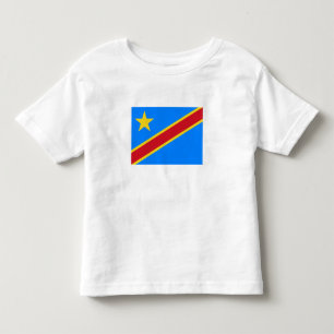Camiseta De Bebé Bandera de Congo Kinshasa
