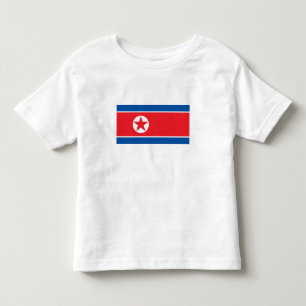 Camiseta De Bebé Bandera de Corea del Norte
