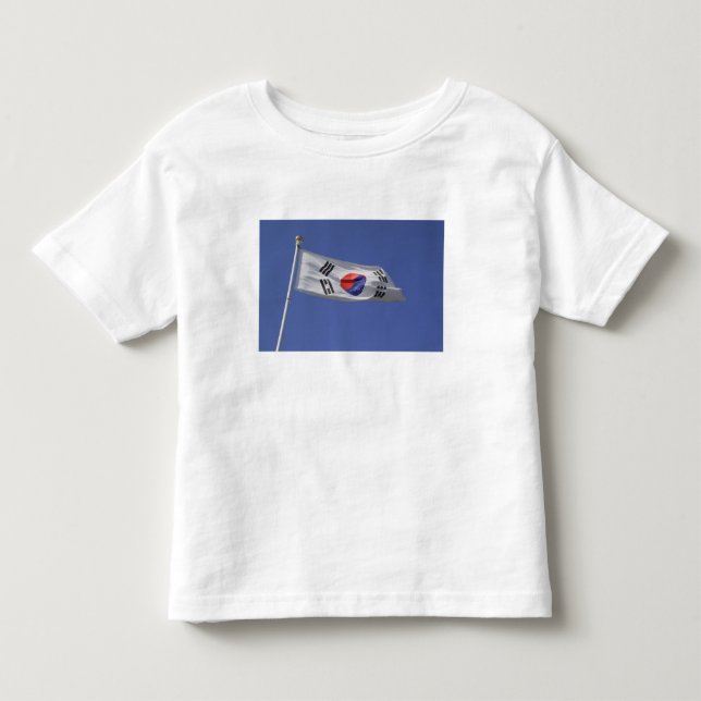 Camiseta De Bebé Bandera de Corea del Sur (Anverso)