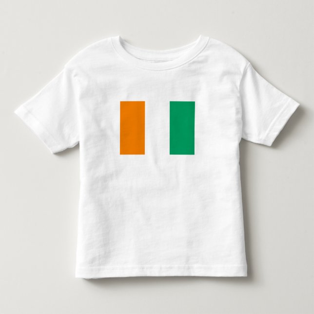 Camiseta De Bebé Bandera de Costa de Marfil (Anverso)