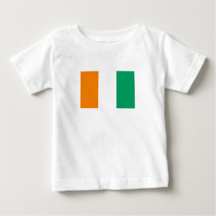 Camiseta De Bebé Bandera de Costa de Marfil