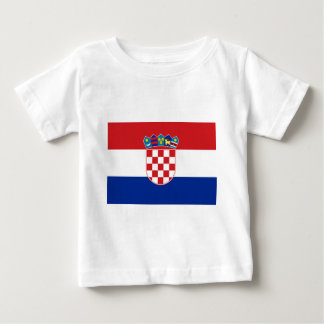 Camiseta De Bebé Bandera de Croacia