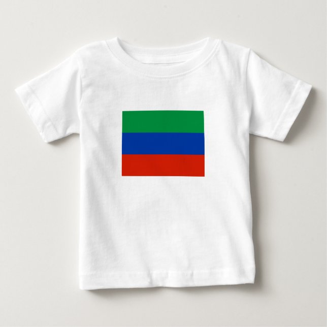 Camiseta De Bebé Bandera de Daguestán (Anverso)
