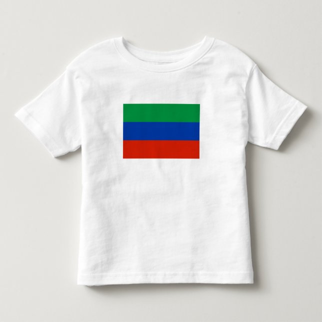 Camiseta De Bebé Bandera de Daguestán (Anverso)