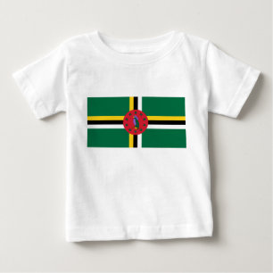 Camiseta De Bebé Bandera de Dominica
