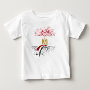 Camiseta De Bebé bandera de Egipto