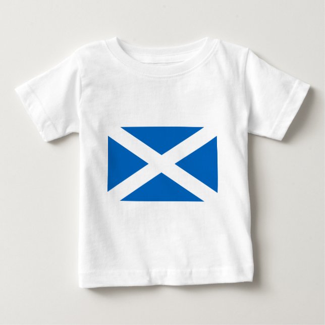 Camiseta De Bebé Bandera de Escocia - Bratach na h-Alba (Anverso)
