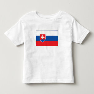 Camiseta De Bebé Bandera de Eslovaquia