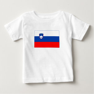 Camiseta De Bebé Bandera de Eslovenia