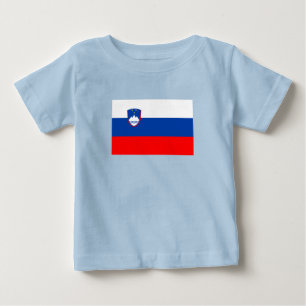 Camiseta De Bebé Bandera de Eslovenia