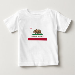 Camiseta De Bebé Bandera de estado de California