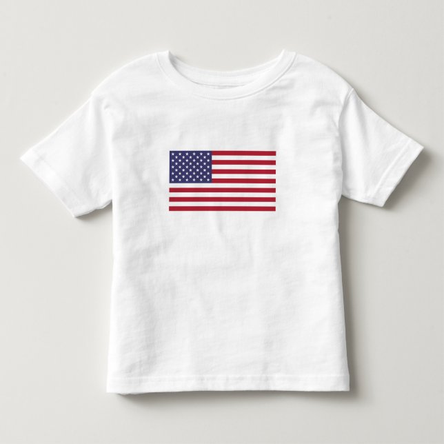 Camiseta De Bebé Bandera de Estados Unidos (Anverso)