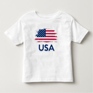Camiseta De Bebé Bandera de Estados Unidos