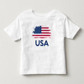 Camiseta De Bebé Bandera de Estados Unidos