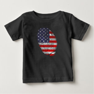 Camiseta De Bebé Bandera de Estados Unidos, bandera de Estados Unid